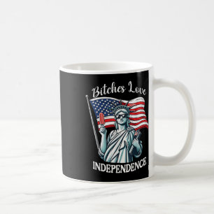 Es Love Independence Funny 4th Of July Retro Coffee Mug