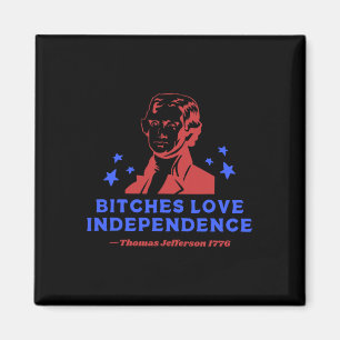 Es Love Independence Funny 4th Of July Thomas Jeff Magnet