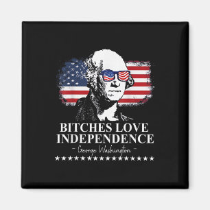 Es Love Independence George Washington 4th Of July Magnet