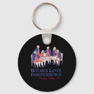 Es Love Independence Thomas Funny 4th Of July Key Ring