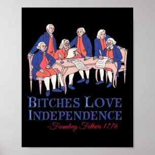 Es Love Independence Thomas Funny 4th Of July Poster