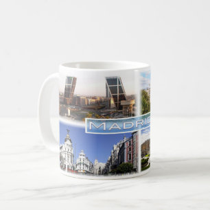 ES Madrid - Puerta de Europa - plaza de Castilla - Coffee Mug