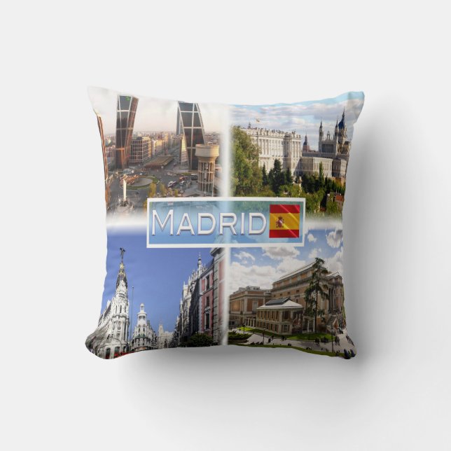 ES Madrid - Puerta de Europa - plaza de Castilla - Cushion (Front)