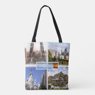 ES Madrid - Puerta de Europa - plaza de Castilla - Tote Bag
