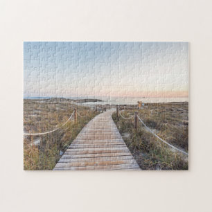 Es Pujols Beach at Dawn Jigsaw Puzzle