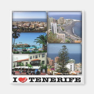 ES - Spain - Tenerife - Puerto de la Cruz - I Love Magnet