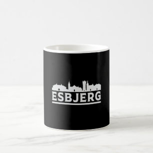 Esbjerg Denmark City Skyline Cityscape Funny Gift Coffee Mug