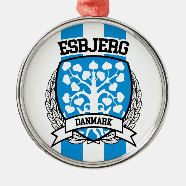 Esbjerg Metal Ornament (Front)