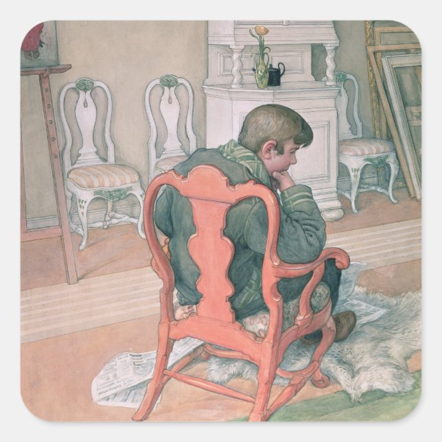 Esbjorn Convalescing Square Sticker (Front)