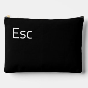 Esc (Escape) Computer Key  Accessory Pouch