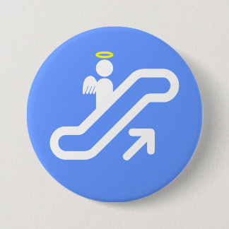 Escalator to Heaven! 7.5 Cm Round Badge