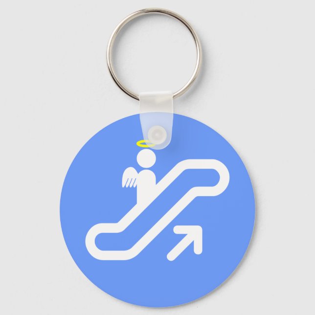 Escalator to Heaven! Key Ring (Front)