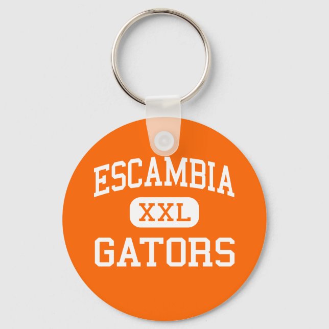 Escambia - Gators - High - Pensacola Florida Key Ring (Front)
