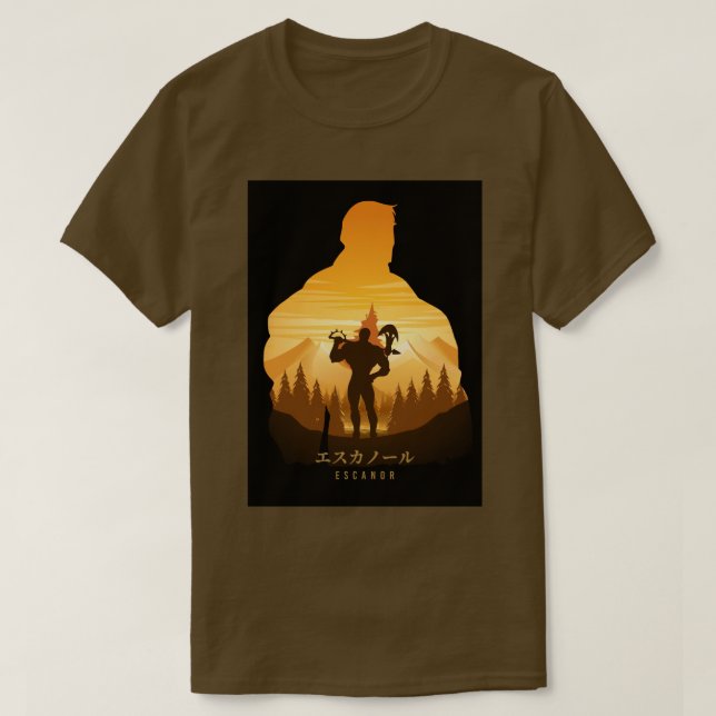 Escanor Seven Deadly Sins 1 T-Shirt (Design Front)