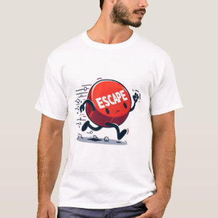 Escape button running T-Shirt