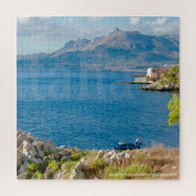 Escape Covid and Let's go to Sicily Jigsaw Puzzle (Vertical)