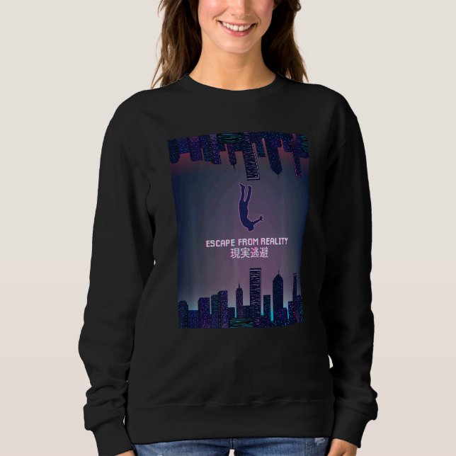 Escape From Reality Aesthetic Sweatshirt (Front)