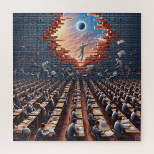 Escape from the Matrix: Surreal Exam Room Jigsaw Puzzle