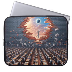 Escape from the Matrix: Surreal Exam Room Laptop Sleeve