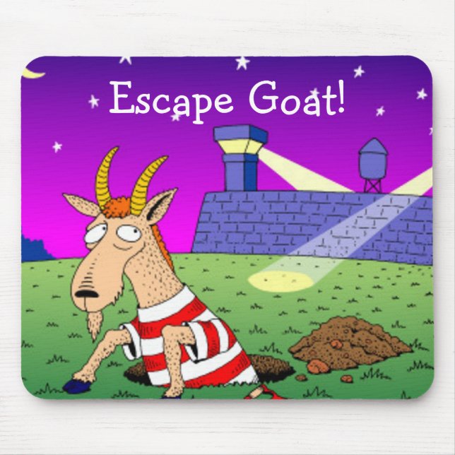Escape Goat Mouse Pad (Front)