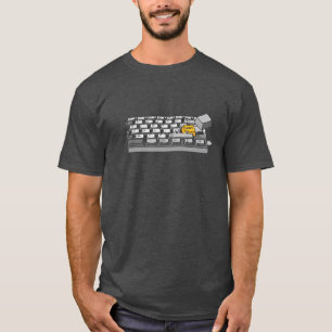 Escape Key Cartoon T-Shirt   Funny Programmer