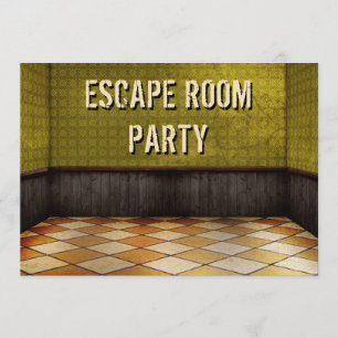 Escape Room Birthday Party Invitation
