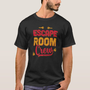 Escape Room Crew Puzzle Game Escaping Team T-Shirt