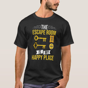 Escape Room Game Exit Puzzle Boxes Board Horror T-Shirt