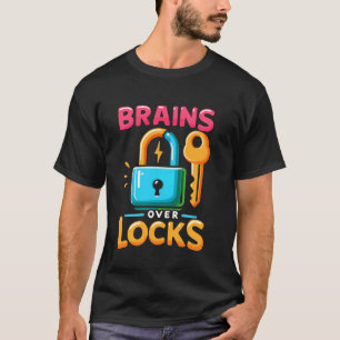 Escape Room Game Lockpicking Puzzle Room Exit Game T-Shirt