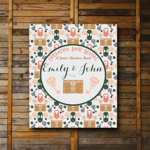 Escape Room Gender Reveal Baby Shower Tapestry