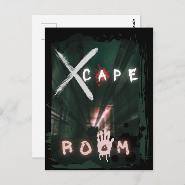 Escape Room Hidden Enigma Postcard (Front/Back)