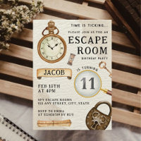 Escape Room Kid's Birthday Party