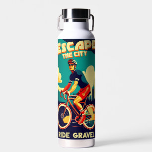 Escape The City Ride Gravel Cycling Water Bottle