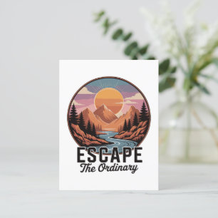 Escape The Ordinary - Nature Adventure Postcard