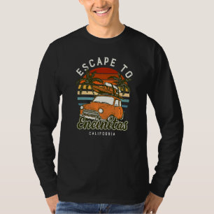 Escape To Encinitas Beach California Ocean Ca Summ T-Shirt