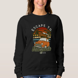 Escape To Manzanita Beach Oregon Ocean Or Summer V Sweatshirt