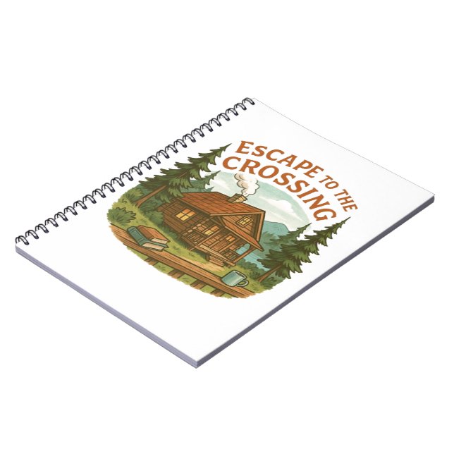 ESCAPE TO THE CROSSING Maggie Sullivan Cosy Cabin Notebook (Left Side)
