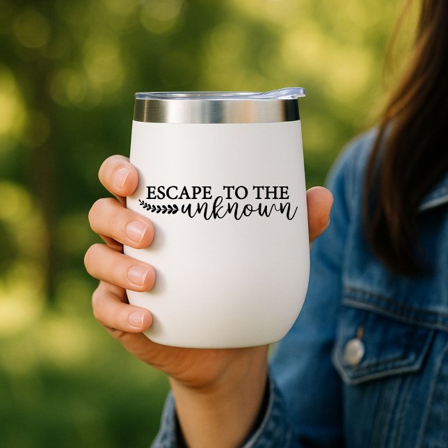 Escape to the unknown Travel Mug Insulated (Creator Uploaded)