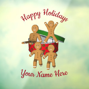 Escaping Gingerbread Cookies Personalised Holiday