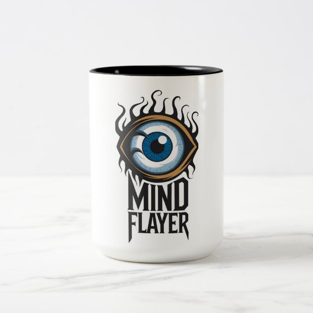 Escaping the Nautiloid Ship | Mind Flayer Escape  Two-Tone Coffee Mug (Center)