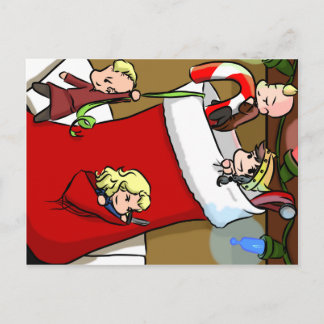 Escaping tinies postcard