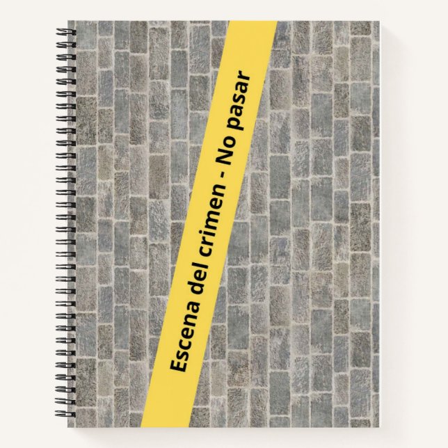 Escena del crimen notebook (Front)