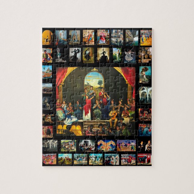 ESCENARIO FLAMENCO JIGSAW PUZZLE (Vertical)