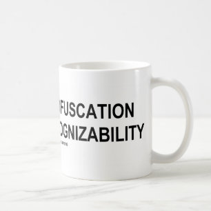Eschew Obfuscation Advocate Cognizability Oxymoron Coffee Mug