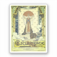 Esclarmonde opera vintage poster