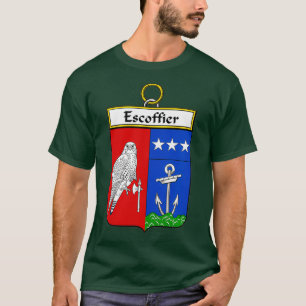 Escoffier Coat of Arms  Family Crest T-Shirt