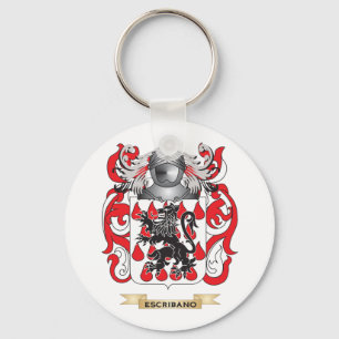 Escribano Coat of Arms Key Ring