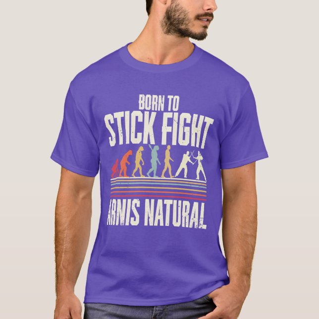 Escrima Arnis Natural Martial Arts gift T-Shirt (Front)