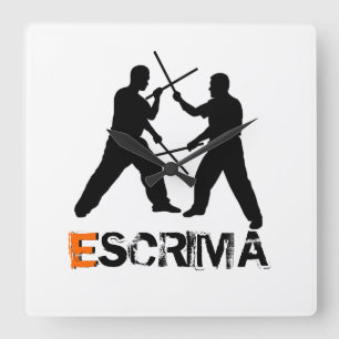 Escrima Wall Clock