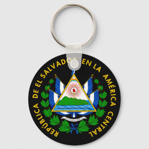 Escudo de El Salvador Key Ring